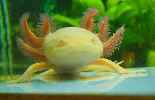 Golden Axolotl Ambystoma Mexicanum - Image 6