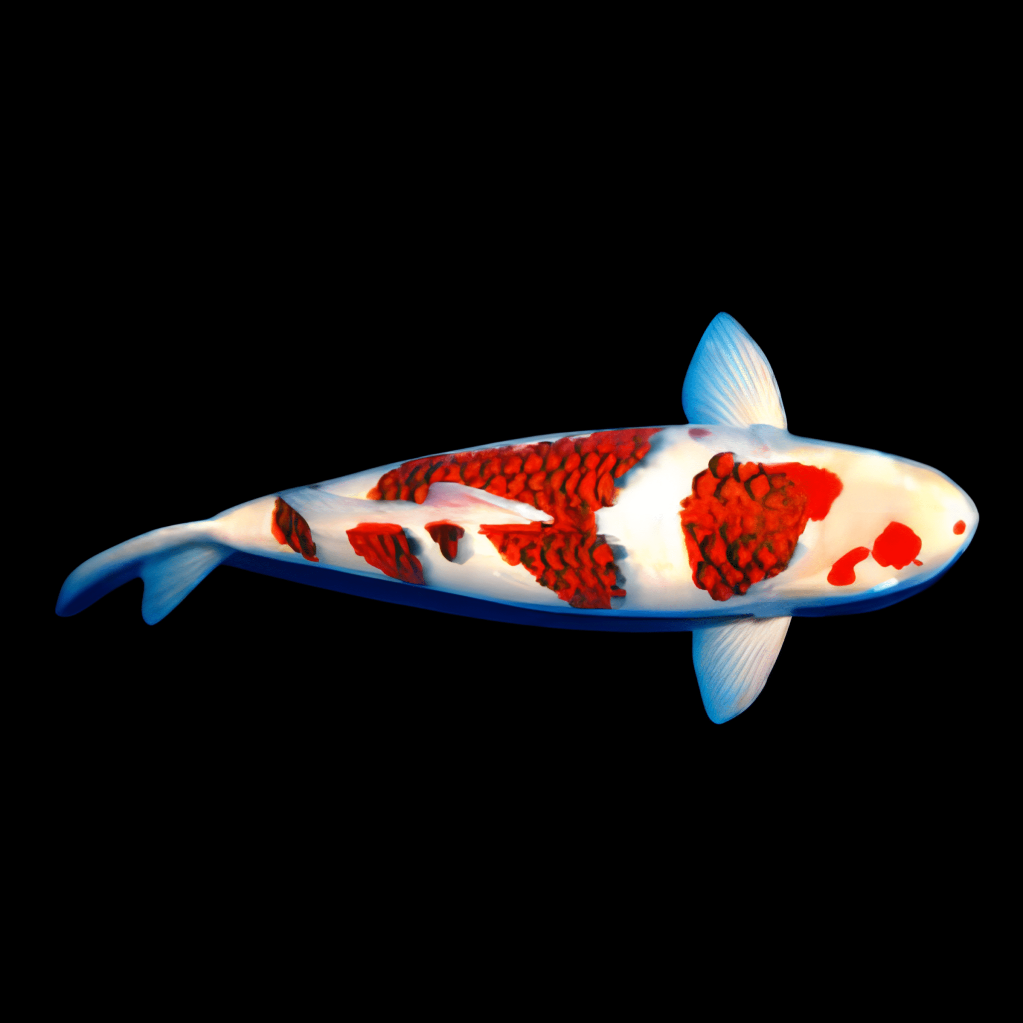 Koromo Grade A Koi Carp Cyprinus Carpio – Sims Tropical Fish | Tropical ...