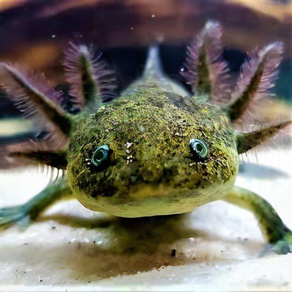 Green Axolotl Ambystoma Mexicanum 5cm - Image 2