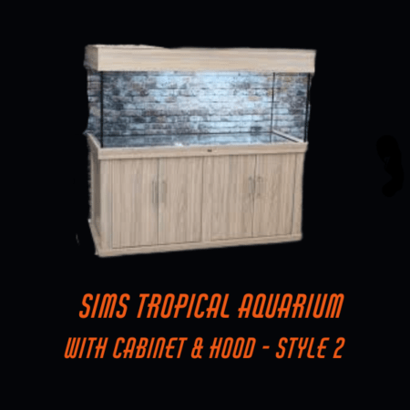 Sims Tropical Aquarium With Cabinet & Hood - Style 2