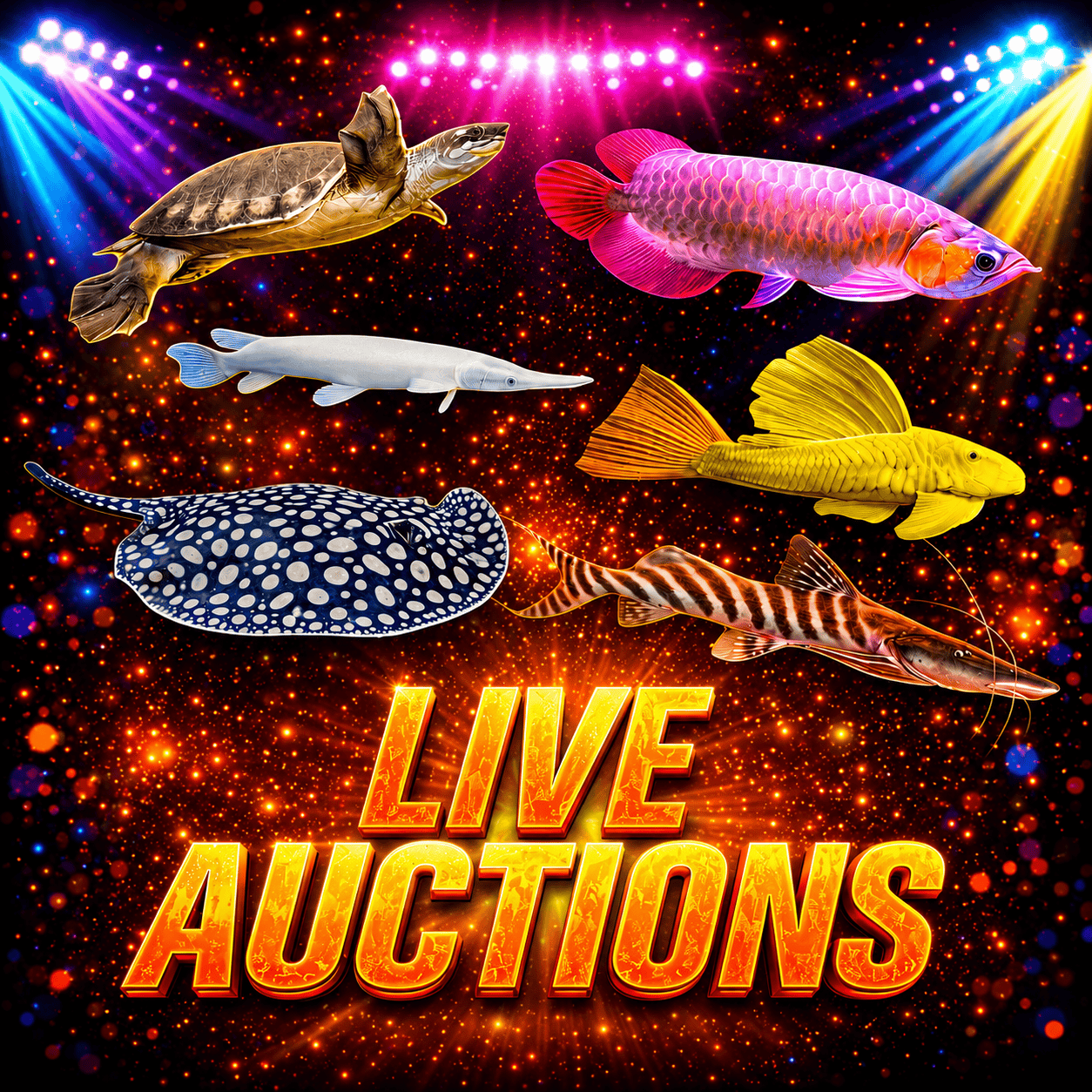 Sims Tropical Fish auctions