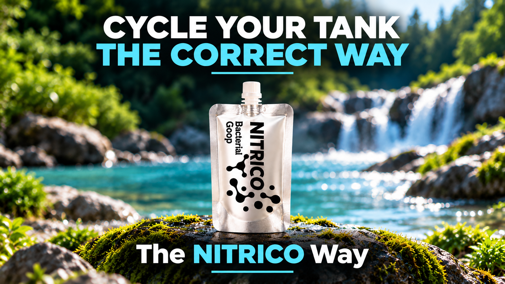 NITRICO pouch by the waterfall